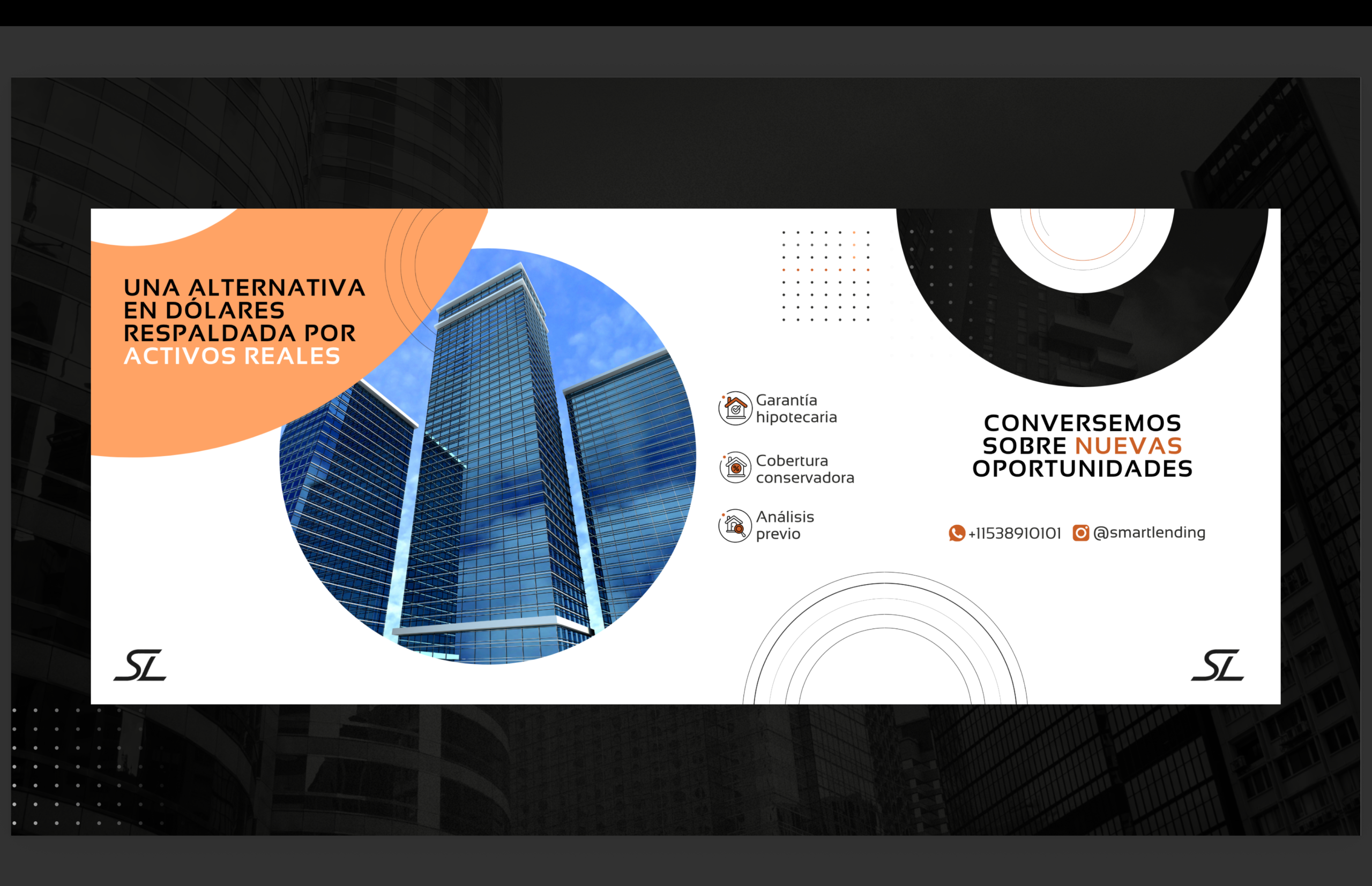 Plantillas de redes sociales de Smart Lending diseñadas por SAUCCO